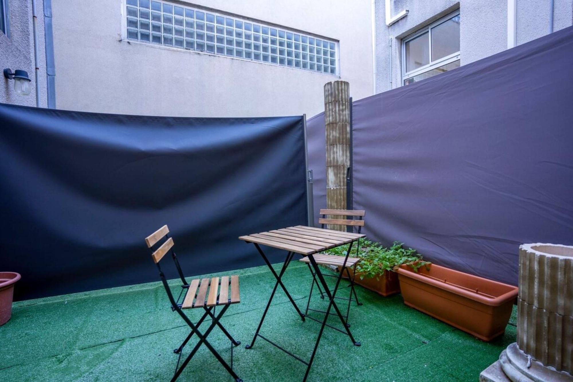 Atlas -Elix 100M Gare - Vue Remparts -Terrasse 亞維農 外观 照片